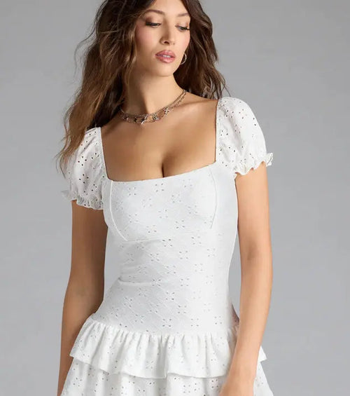 Puff Sleeve Dress