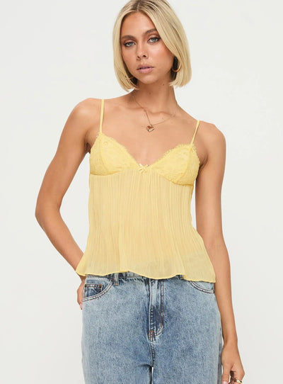 EFFINI Laced Pleat Top EFFINI