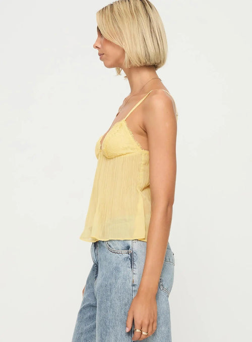 Laced Pleat Top