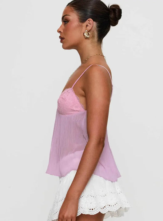 EFFINI Laced Pleat Top EFFINI