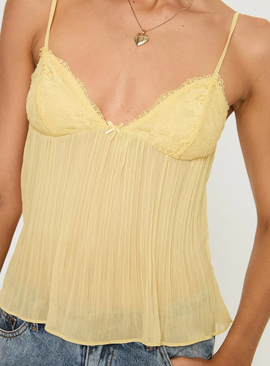 EFFINI Laced Pleat Top EFFINI