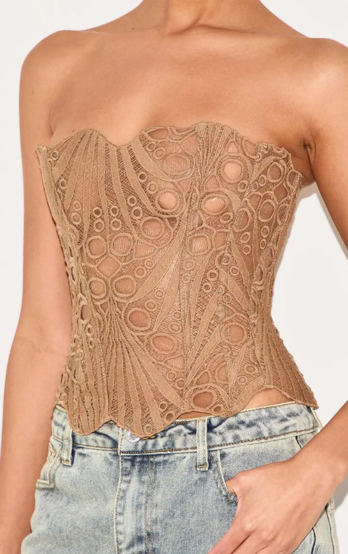 Floral Lace Corset