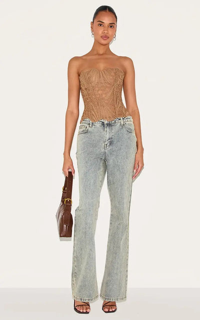 Effini Floral Lace Corset EFFINI